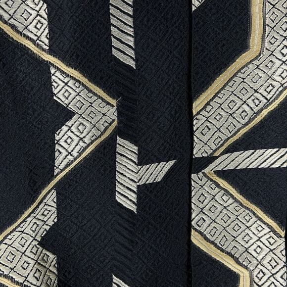 Chicos Women Size 2 US 12 Egyptian Sophisticate Persias Jacket Metallic Jacquard - Picture 15 of 16